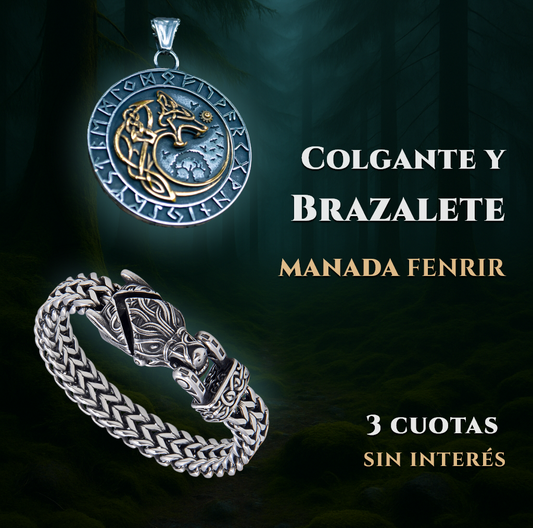 Manada Fenrir (Colgante + Brazalete)