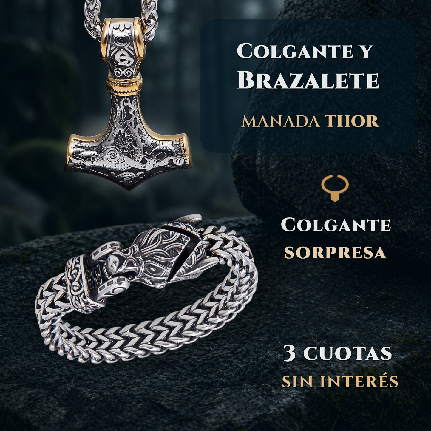 Manada Thor | Colgante y Brazalete