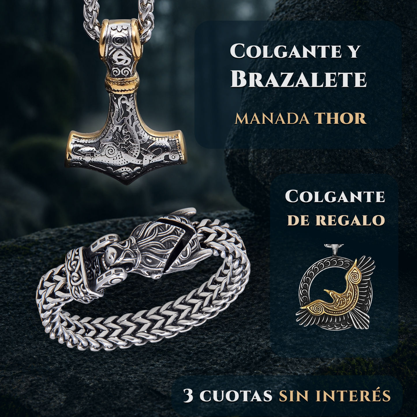 Manada Thor + Colgante Gratis