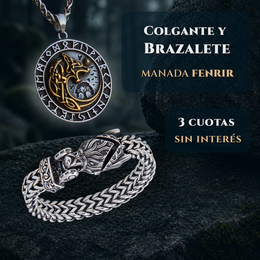 Manada Fenrir | Colgante y Brazalete