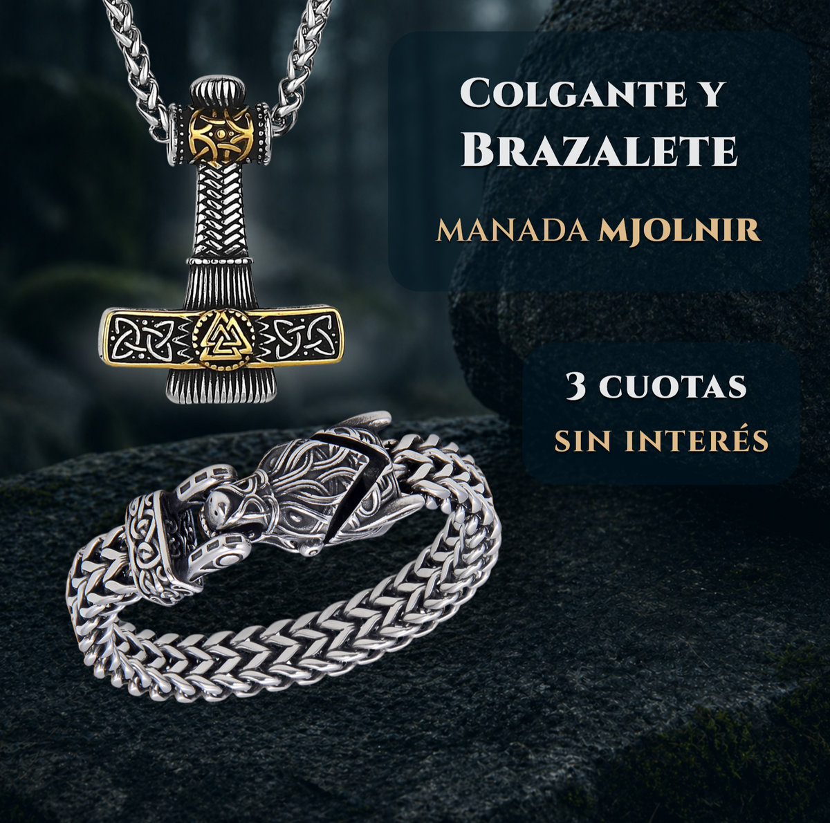 Manada Mjolnir | Colgante y Brazalete