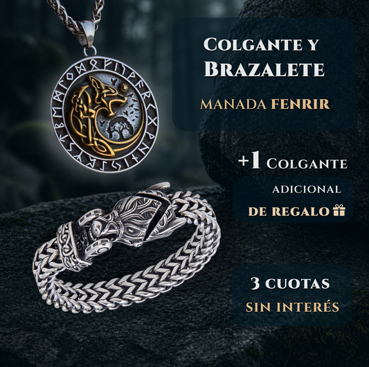 Manada Fenrir | Colgante y Brazalete
