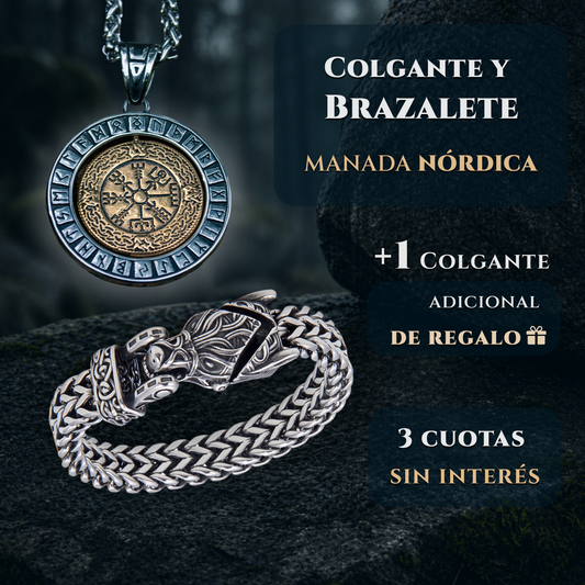 Manada Nórdica | Colgante y Brazalete