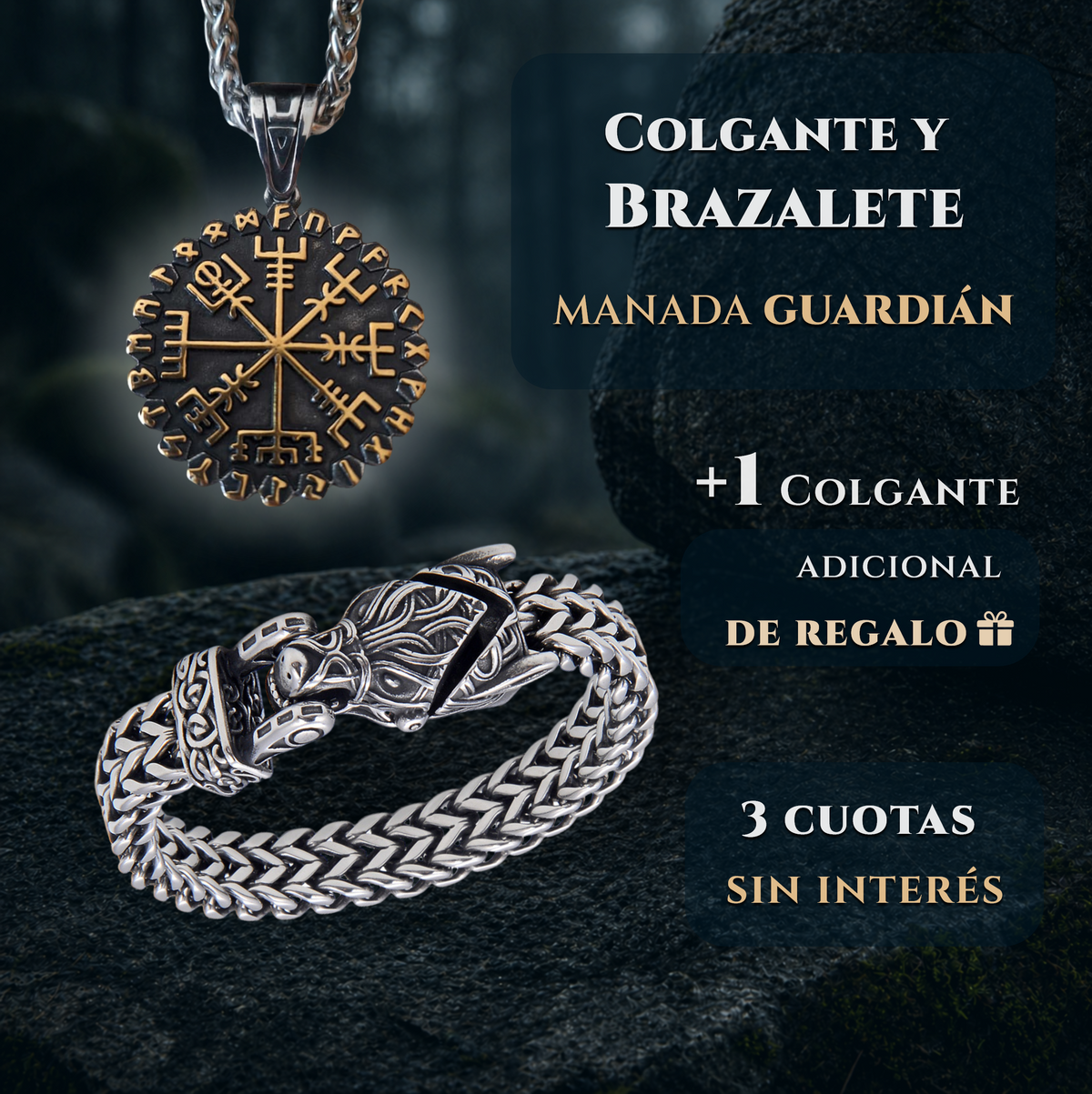 Manada Guardián | Colgante y Brazalete