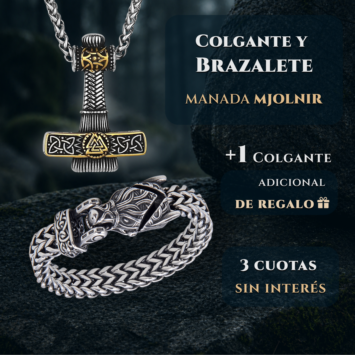 Manada Mjolnir | Colgante y Brazalete