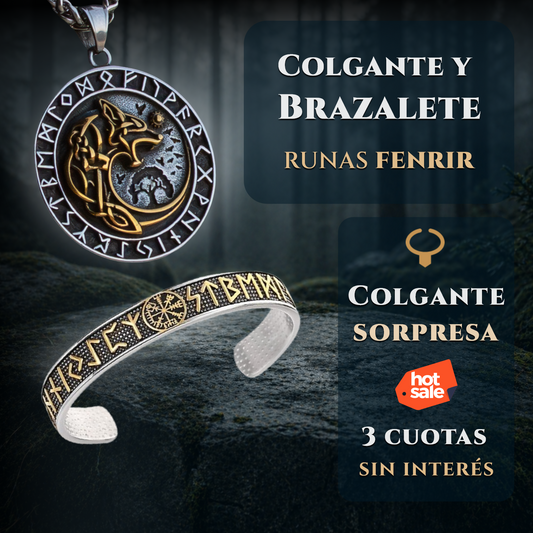 Runas Fenrir + Colgante Gratis