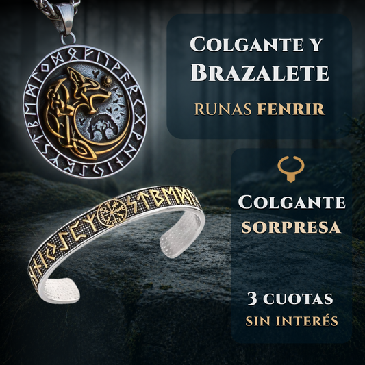 Runas Fenrir + Colgante Gratis