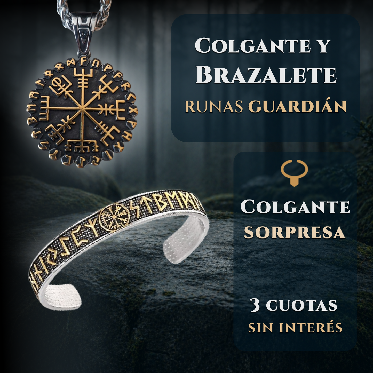 Runas Guardián + Colgante Gratis