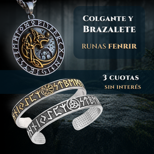 Runas Fenrir | Colgante y Brazalete