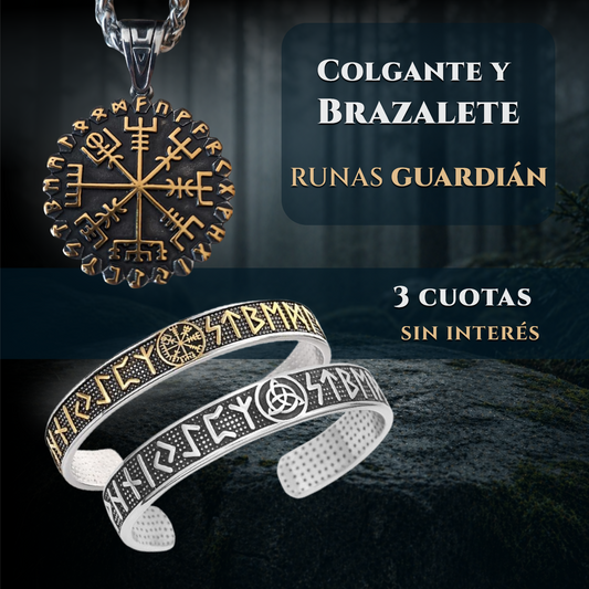 Runas Guardián | Colgante y Brazalete